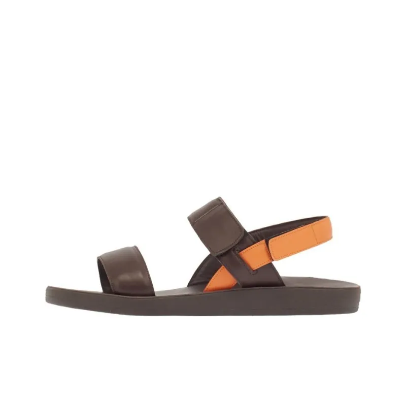 ANCIENT GREEK SANDALS Orfeas Stylish Sandals Men's Brown-0