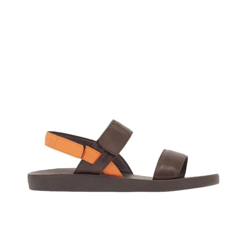ANCIENT GREEK SANDALS Orfeas Stylish Sandals Men's Brown-1
