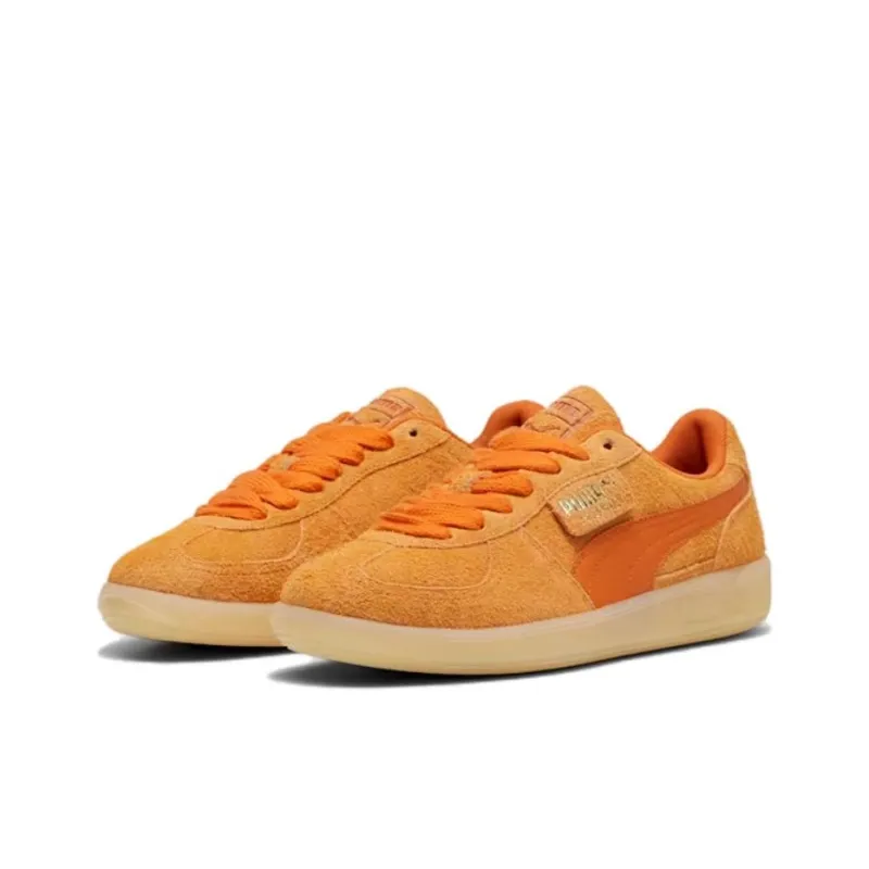PUMA Palermo Hairy Slip Resistant, Abrasion Resistant, Lightweight Low Top Skateboard Shoes Men's Orange-2