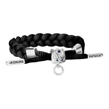 Rastaclat Polyester Small Lion Woven Bracelet Unisex