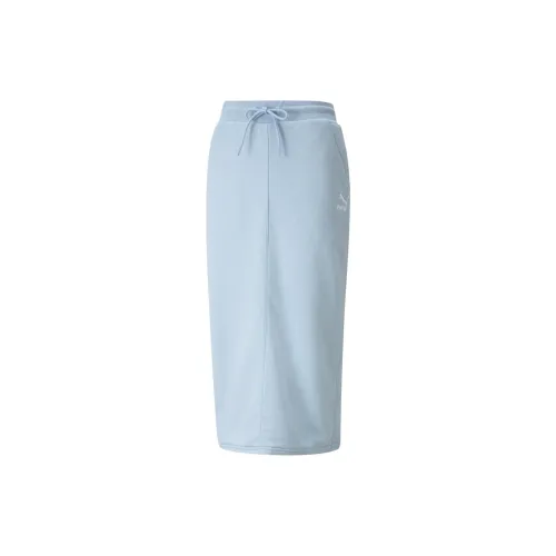 PUMA Knit Long Skirts Women's Dusty Blue