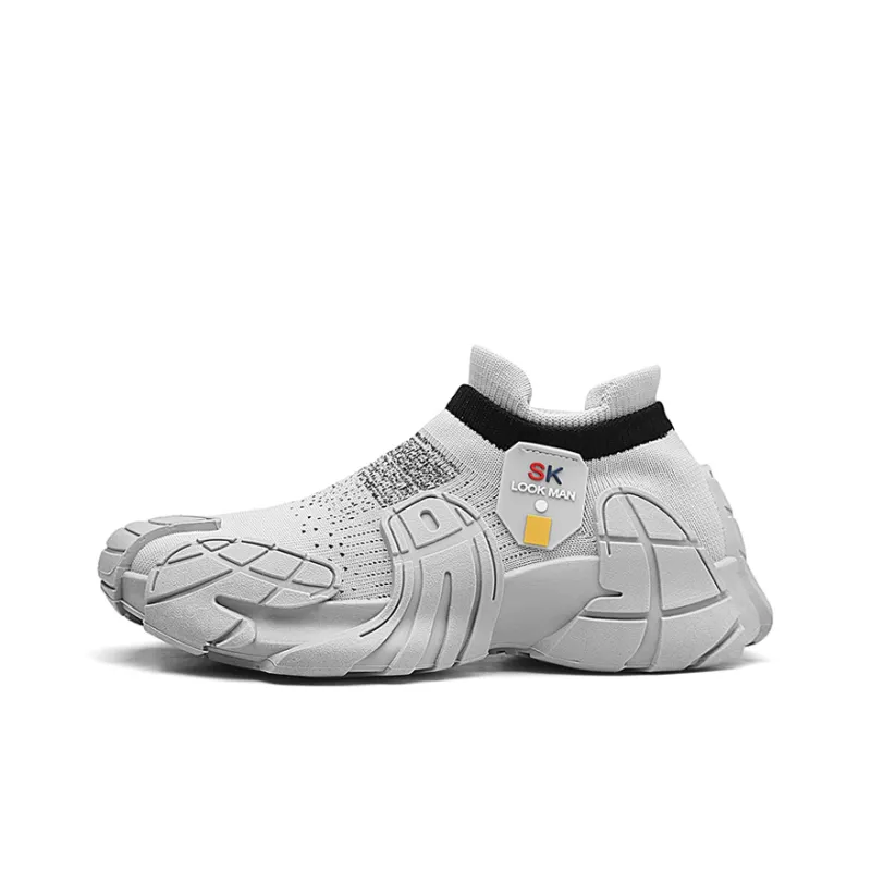 OUBT Anti-Slip Wear-Resistant Breathable Lightweight Mid-Top Running Shoes Men's-9