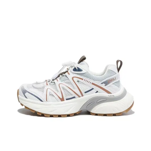 LXVB Anti-Slip And Wear-Resistant Lightweight Low-Top Chunky Sneakers Women's