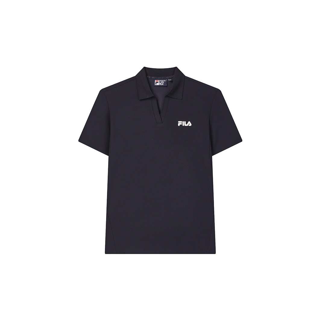 Fila polo womens black on sale