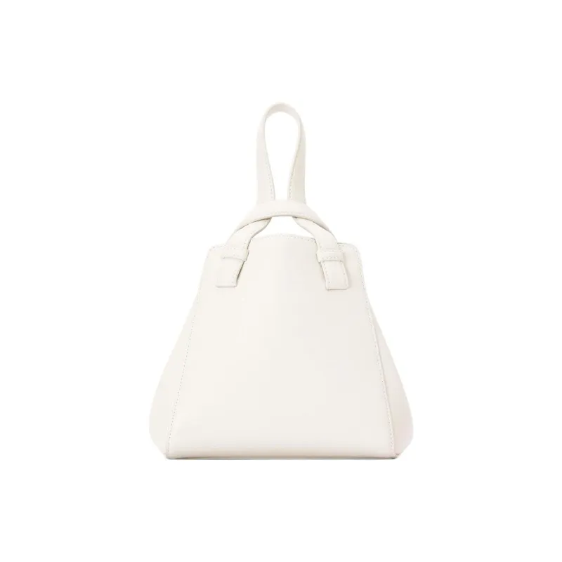 LOEWE Hammock Nugget Bag In Nappa Calfskin Soft White-1