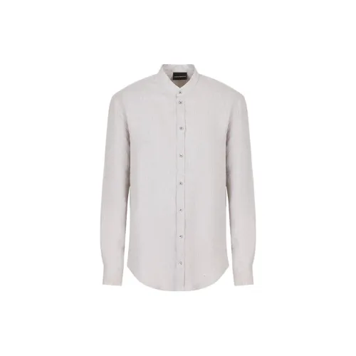 EMPORIO ARMANI Shirts Men Linen