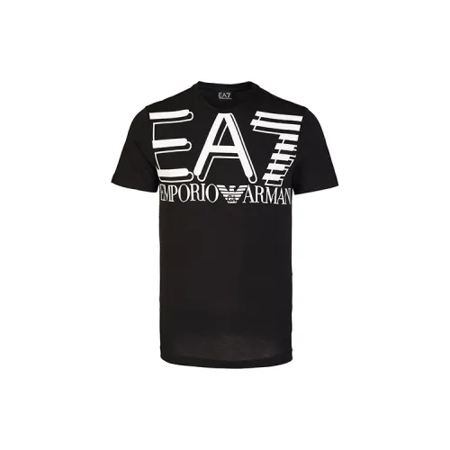 EMPORIO ARMANI EA7 T-Shirts Men Black