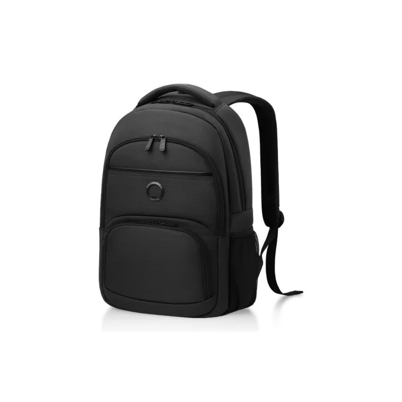 DELSEY Polyester Backpack Regular Unisex Pure Black/Pitch Black-5