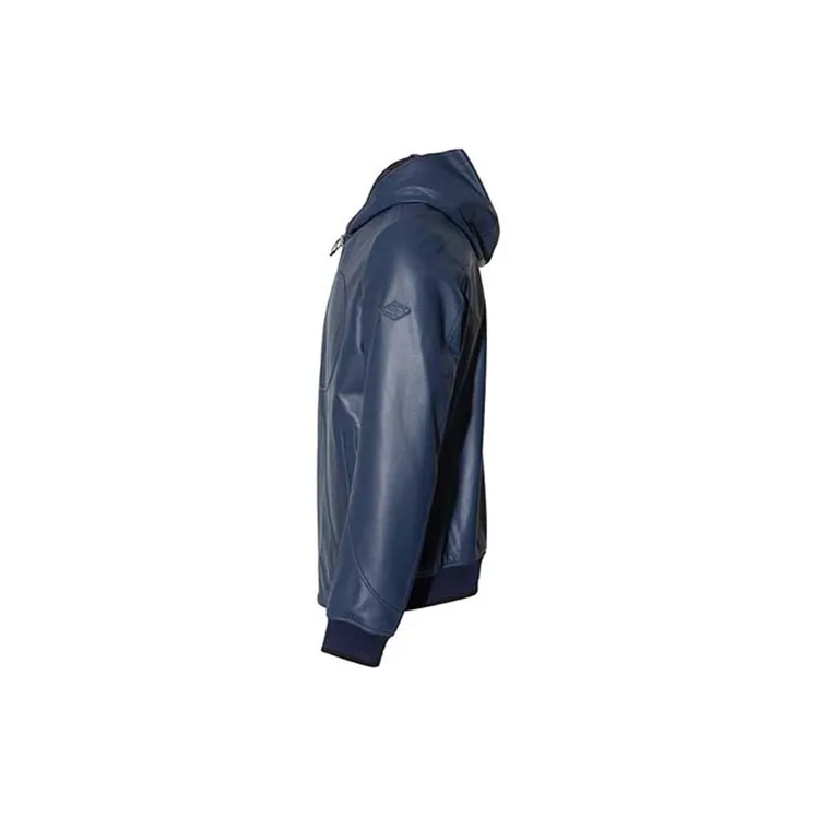 RARE Leather Jackets Men Blue-2