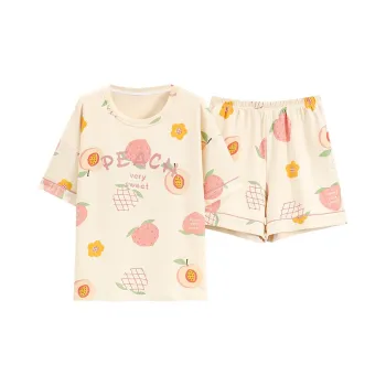 FENTENGCARE Pajama Set Women's Apricot