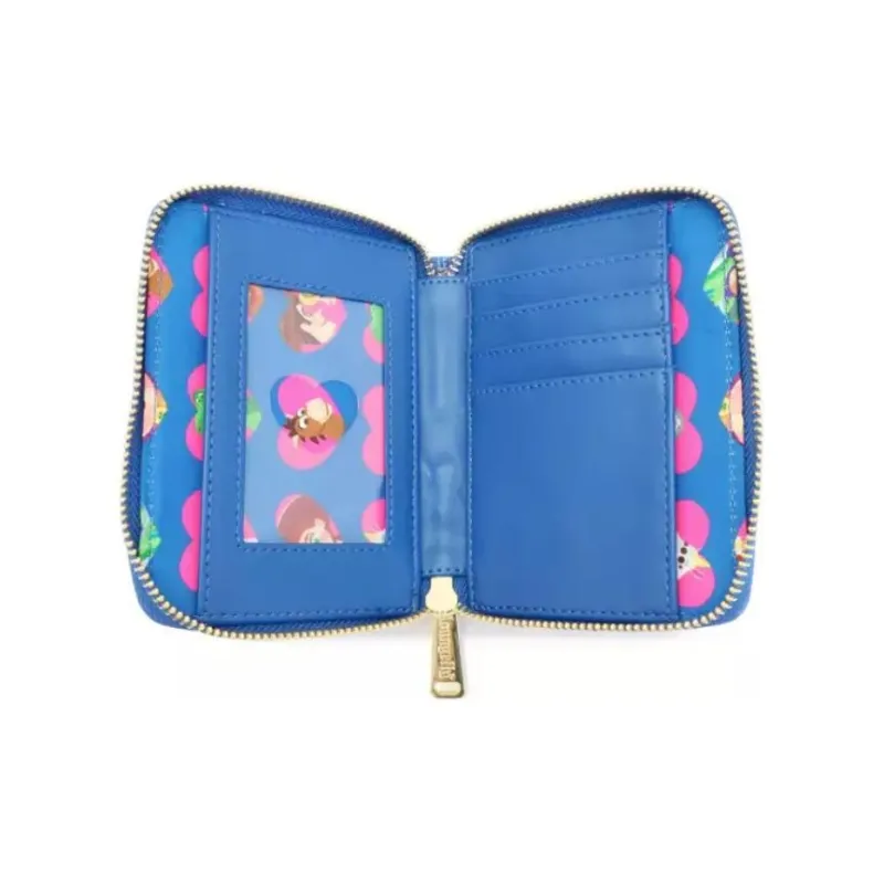 Disney Synthetic Leather Wallet Regular Men's Blue-2