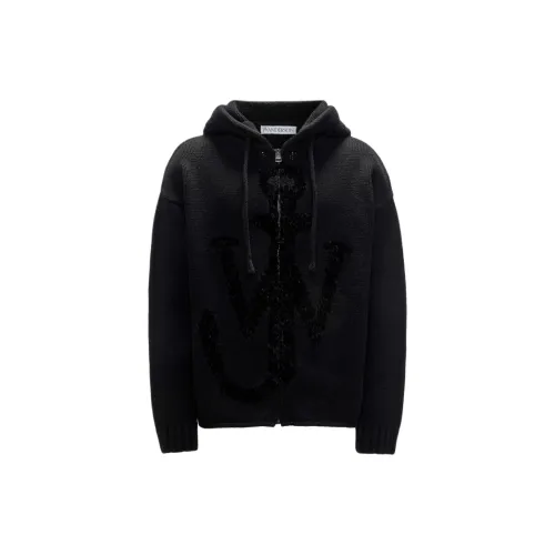 JW Anderson Anchor-logo Zip Hoodie