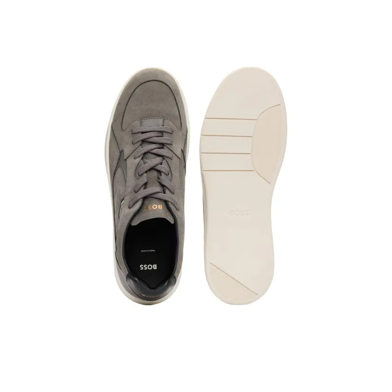 HUGO BOSS Skateboard Shoes Men's Gray-4