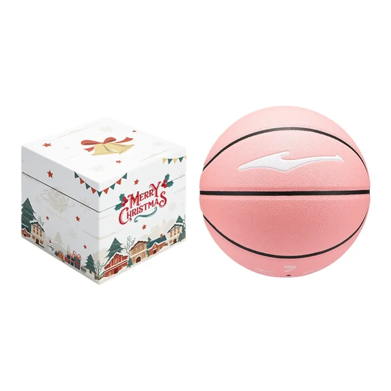 Erke PU Basketball Cherry Blossom Pink Size 7 Ball Training Unisex-7