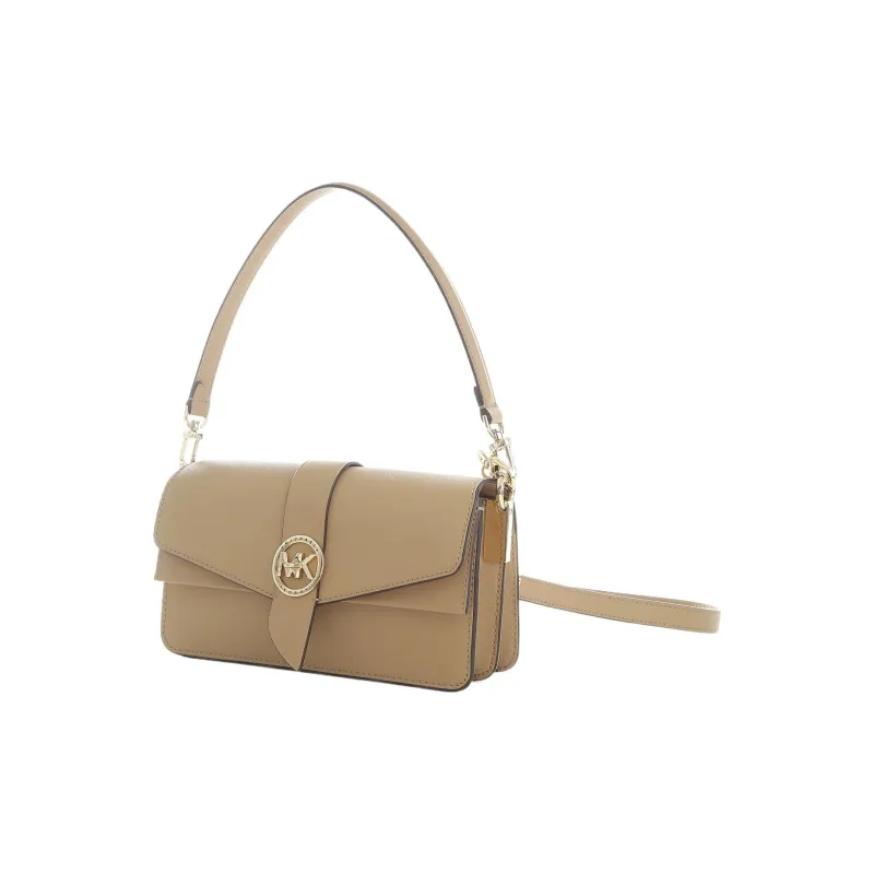 MICHAEL KORS Greenwich Leather Envelope Bag Portable Crossbody Bag Shoulder Bag Women's Camel-1