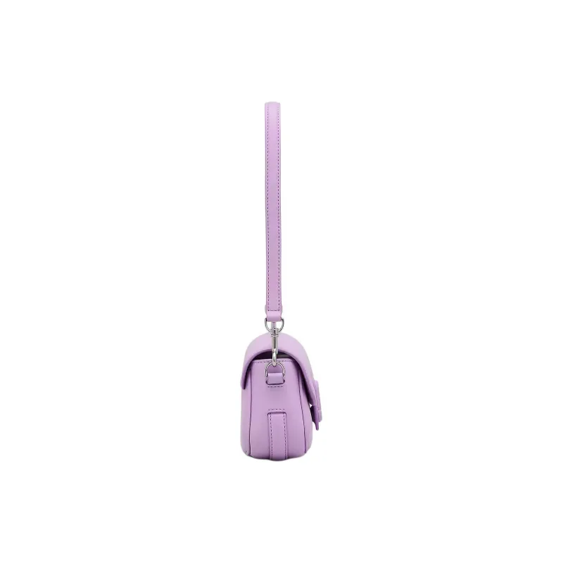 MARC JACOBS Smooth Leather Portable Crossbody Bag, Shoulder Bag Women's Purple-1