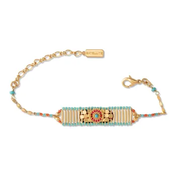 SATELLITE Gemstone Inlay Bracelets Women's