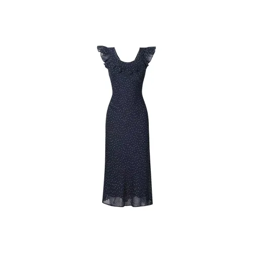 Incolore Short-Sleeved Dresses Women's Navy Blue