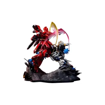 BANDAI Char's Counterattack  BNFDX Nu Gundam VS Sazabi Statues