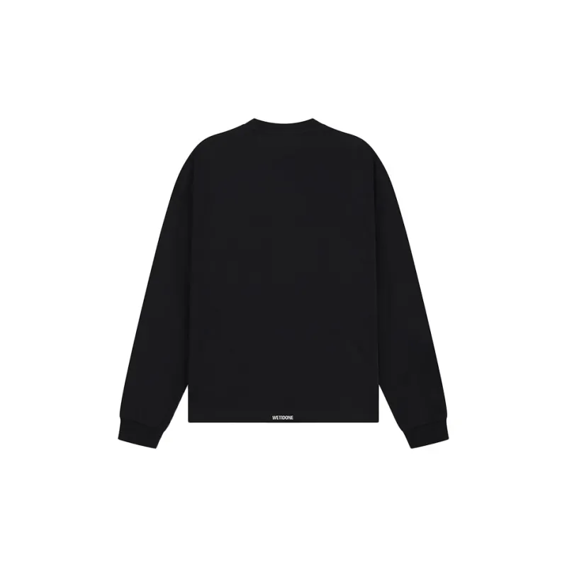 WE11DONE Pearl Bear Long Sleeve T-shirt-1
