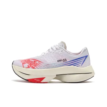 DESCENTE DELTA Breathable Low Top Running Shoes Unisex White Red Blue