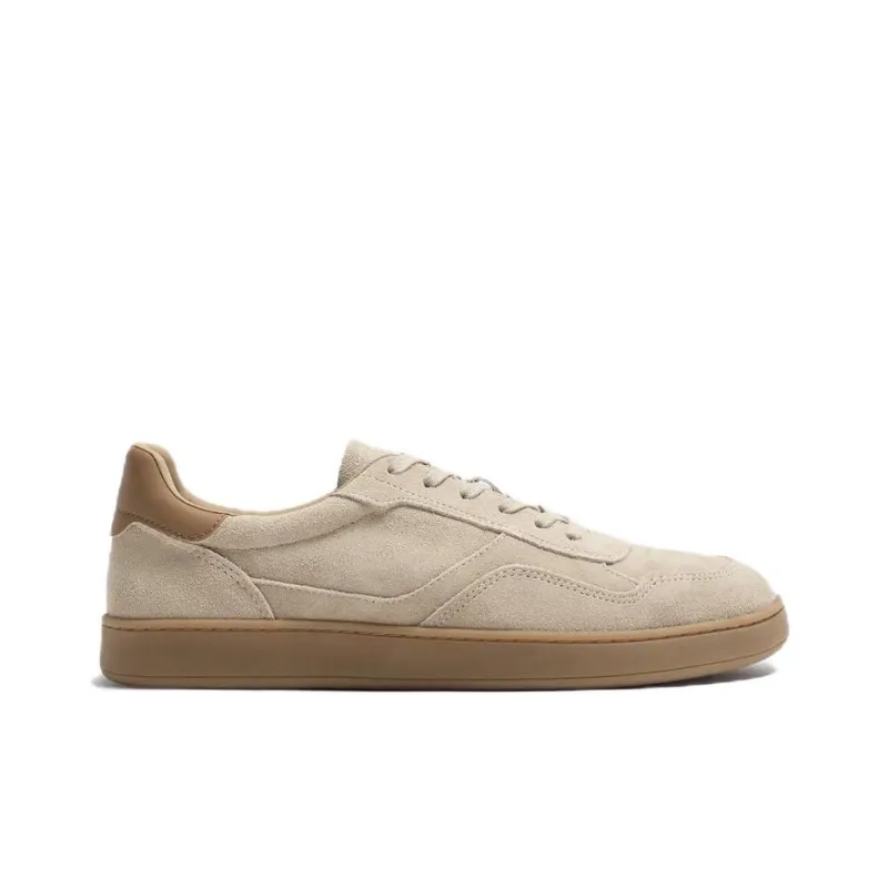 ZARA Anti-Slip Wear-Resistant Low-Top Casual Shoes Men's Beige-1