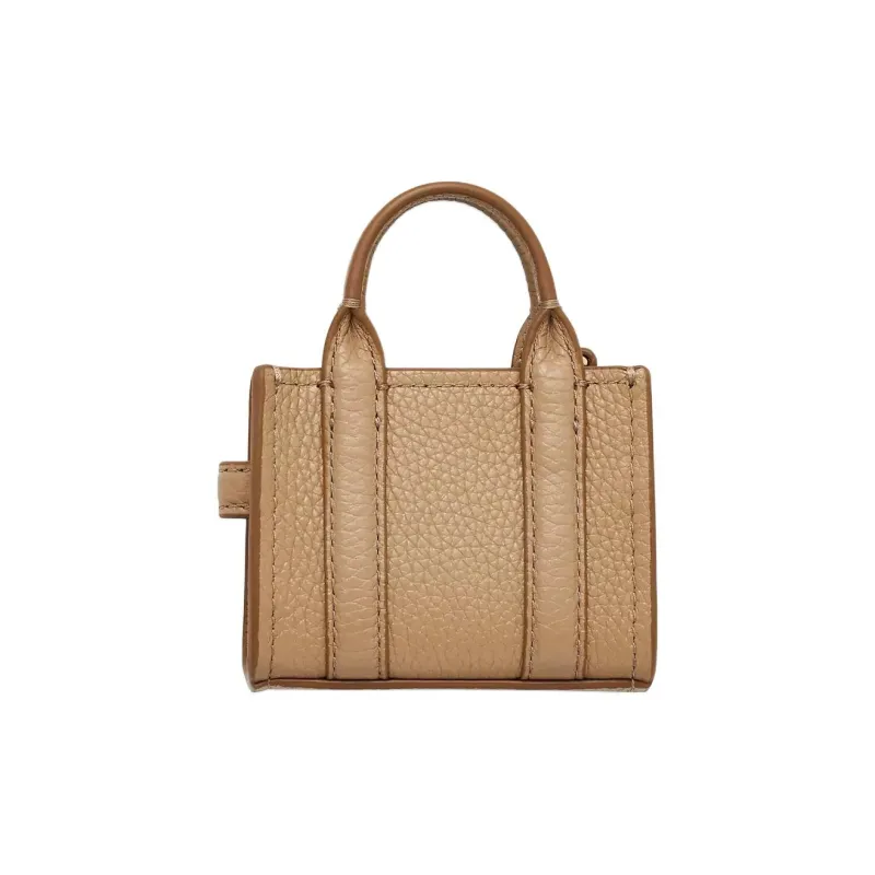 MARC JACOBS Full Grain Leather Charm Bag Accessory Extra Small Women's Camel-1