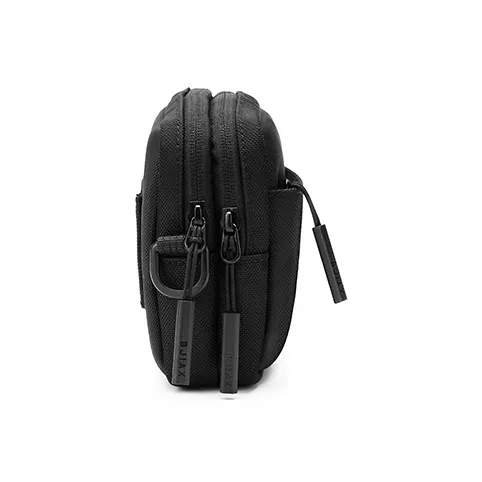 BJIAX Nylon Crossbody Bag Small Size Men's Black, Small/Black, Large Size-3