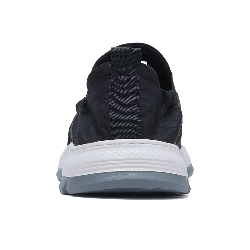JOSINY Canvas Shoes Men Low Top Black-3