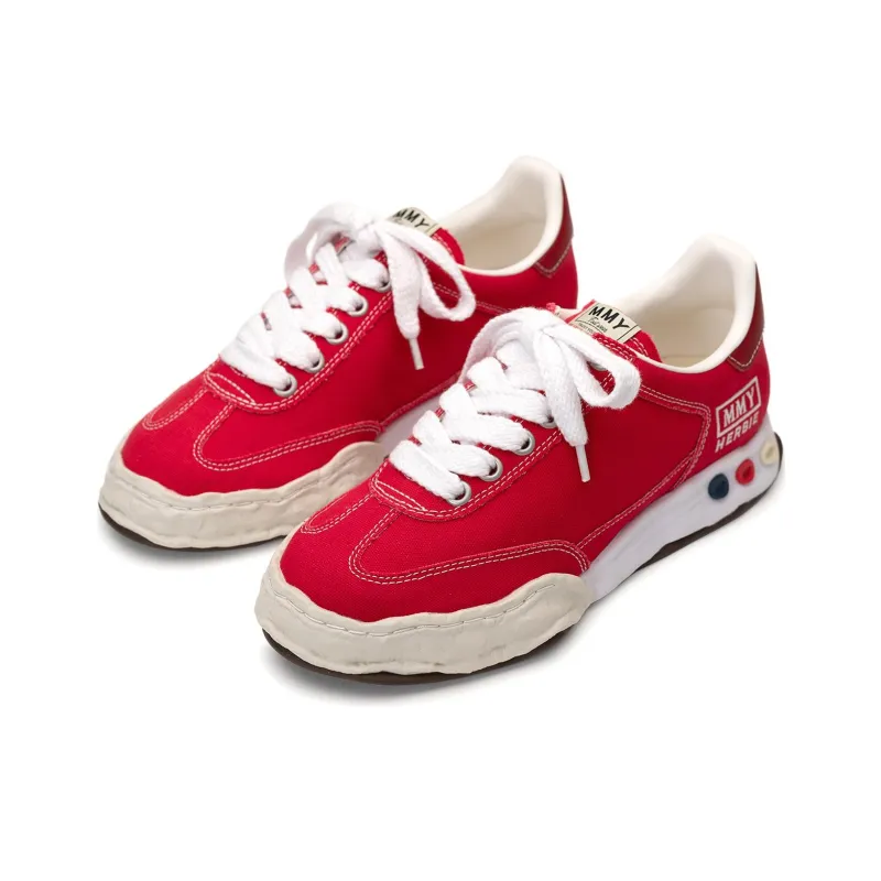 MIHARA YASUHIRO Low-Top Skateboard Shoes Unisex Red-2
