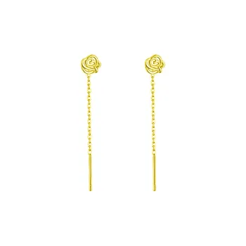 Xuanman 999 Fine Silver Drop Earrings Women's