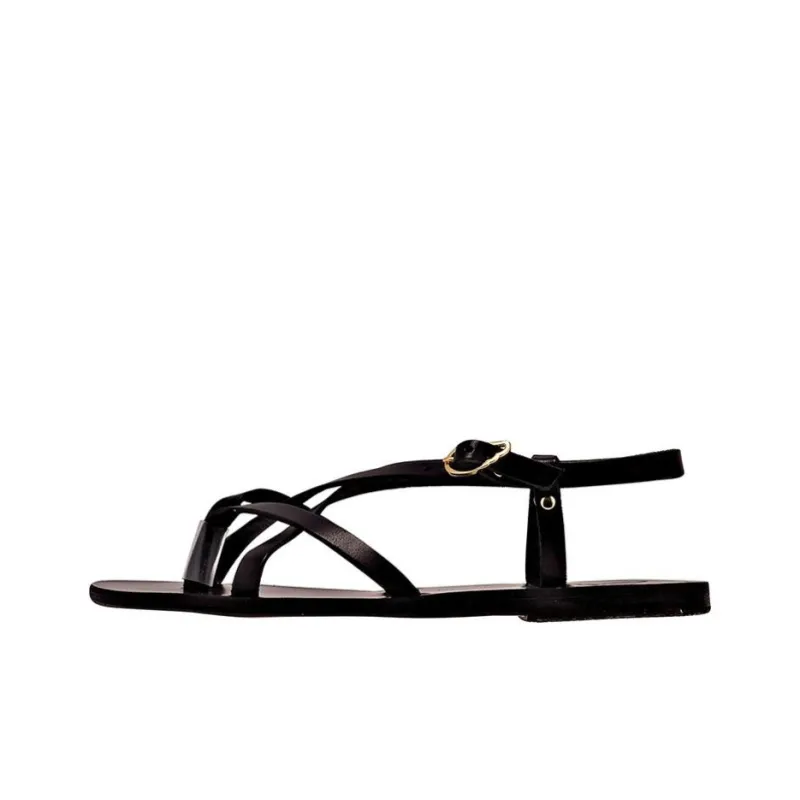 ANCIENT GREEK SANDALS Semele Strap Sandals Women's Black-0
