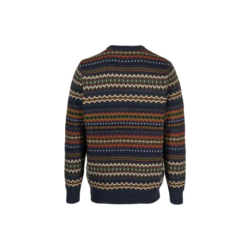 BARBOUR Intarsia Crewneck Jumper-1