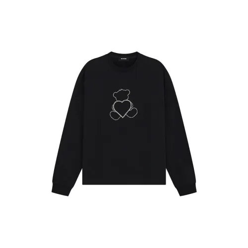 WE11DONE Sweatshirts Unisex Black