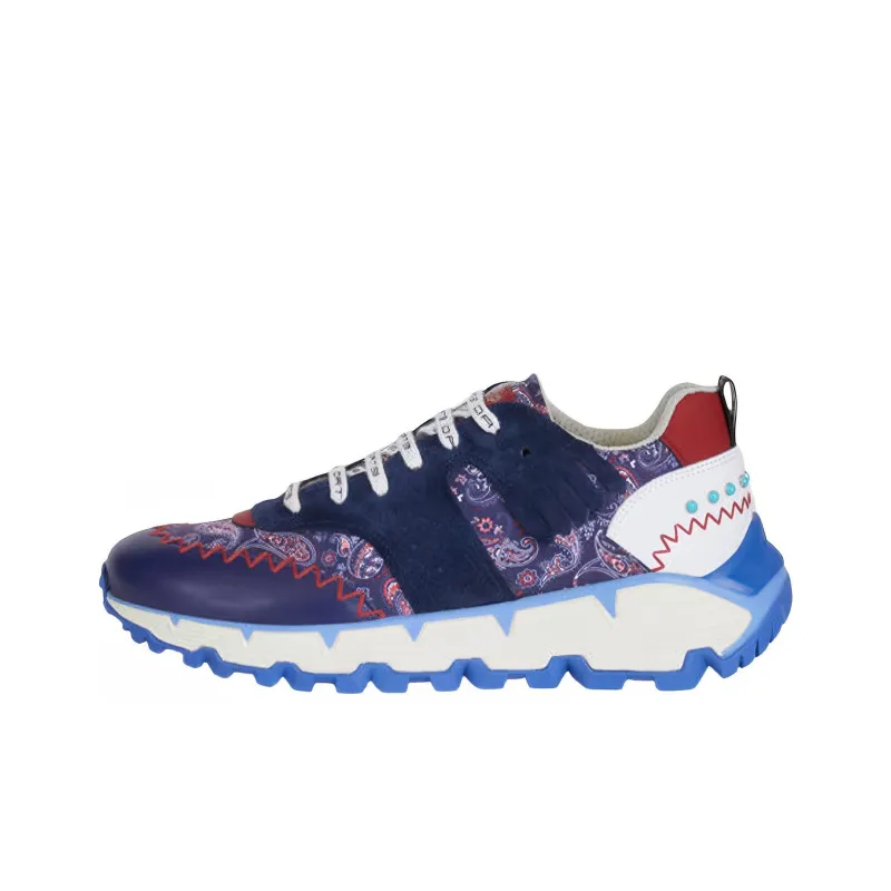 ETRO Wear-Resistant Low-Top Casual Shoes Men's Dark Blue-0