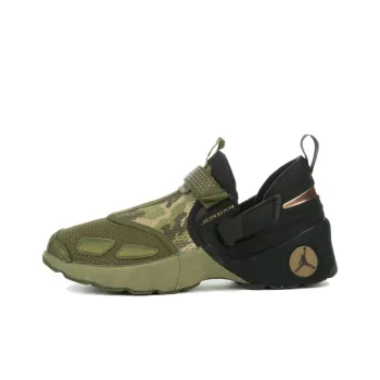 Jordan Trunner Anti Slip Wear Resistant Low Top Training Shoes Men's Green Black
