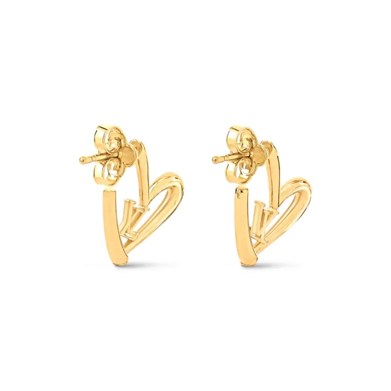 LOUIS VUITTON Limited Edition Heart Earrings Pm-1