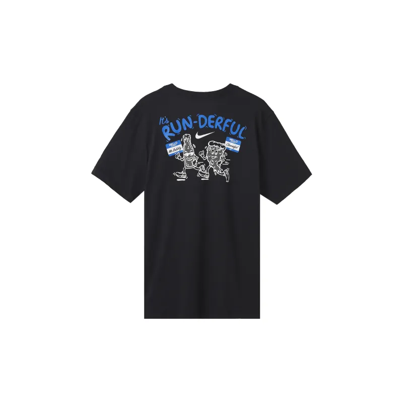 Nike Drop Shoulder Sleeve T-Shirt Men's Black-1