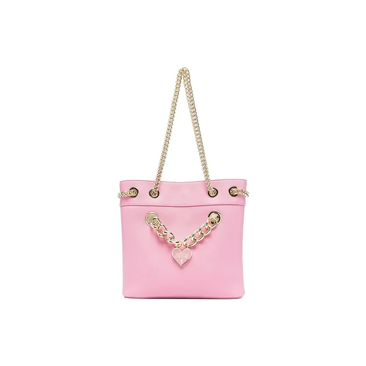 VERSACE JEANS COUTURE Polyurethane Handbag Shoulder Bag Women's Pink-0