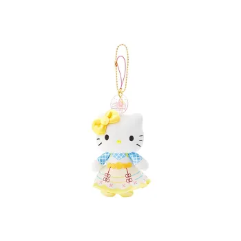 Sanrio Rainbow Land Hello Kitty Rainbow Paradise Hello Kitty Dolls Plush Pendant 12cm Height