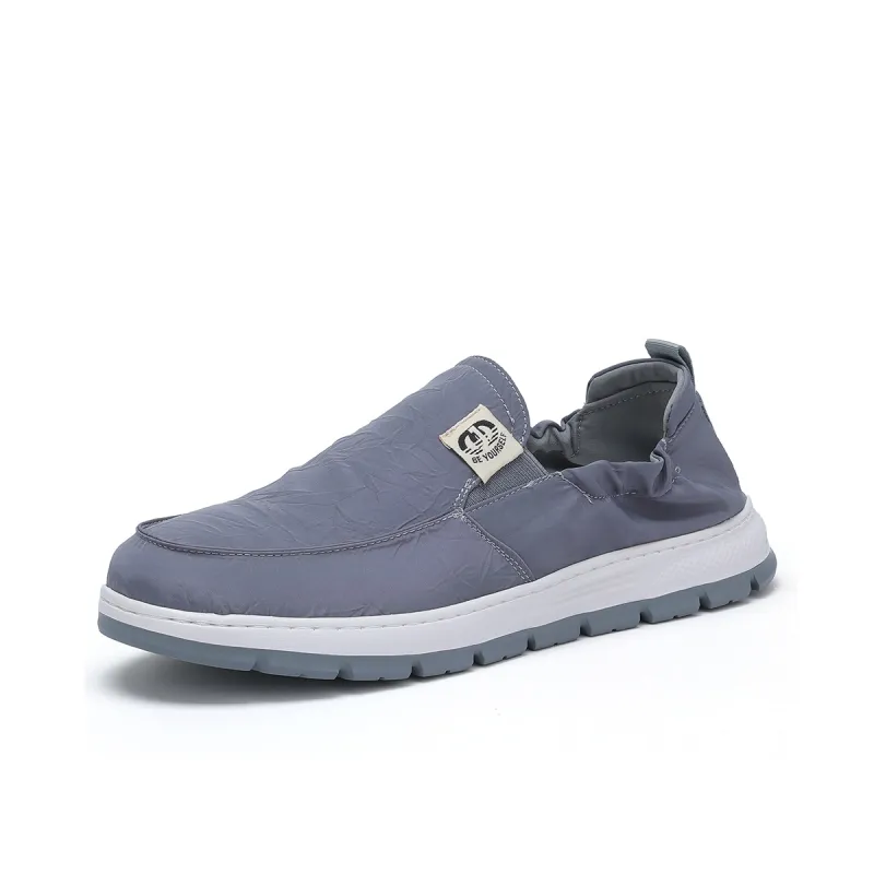 JOSINY Canvas Shoes Men Low Top Black-6