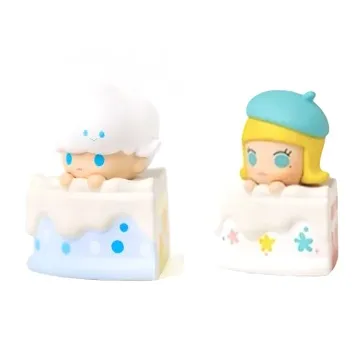 POP MART Cut Corner Cake Collection First Generation Blind Box Products Single Mystery Box/Full Box 6 Pcs-5