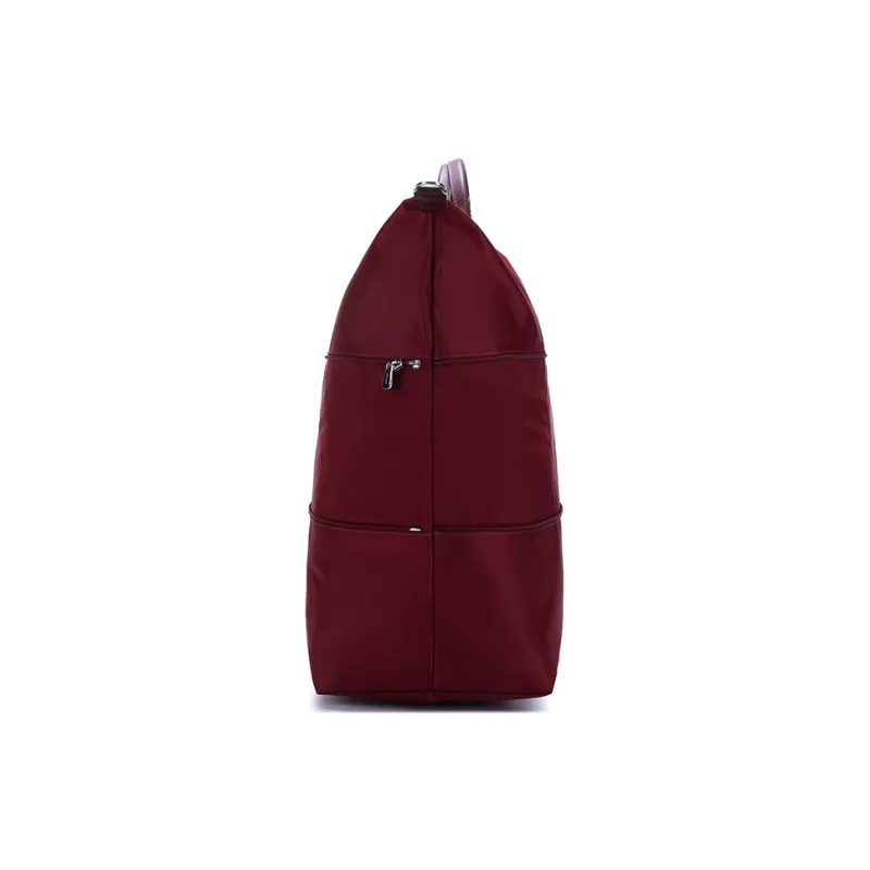 LONGCHAMP Le Pliage Green Fabric Travel Bag Dumpling Bag Handbag Shoulder Bag Unisex Red-2