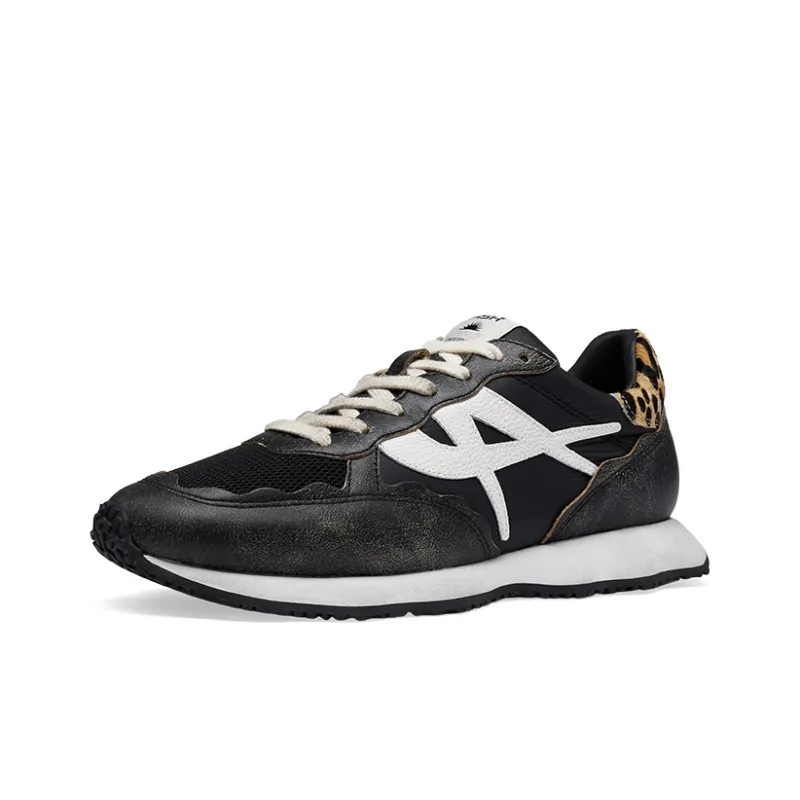 ASH SUNSTAR Collection Slip-Resistant Authentic Leather Athletic Shoes Women's-1
