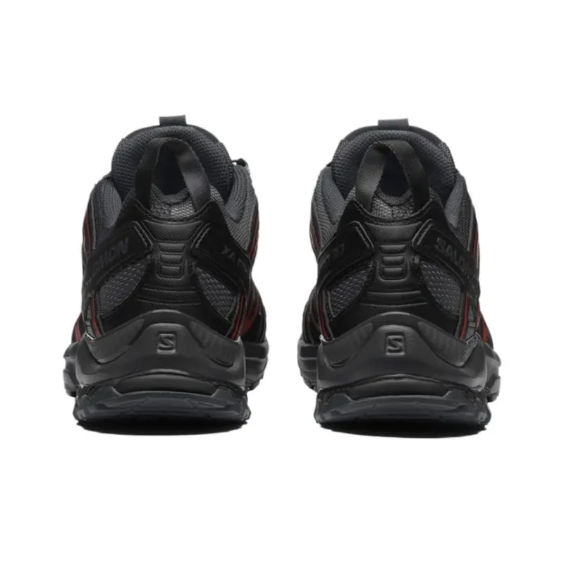 SALOMON XA PRO 3D Anti-Slip Wear-Resistant Low-Top Casual Shoes Unisex Black Red-4