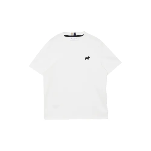 JACK&JONES T-Shirts Unisex Snow White A06