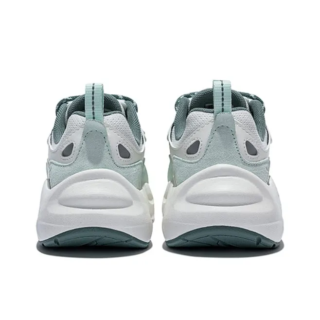 CHAOJIANTA Life Collection Low Top Casual Shoes Women's White Green-3