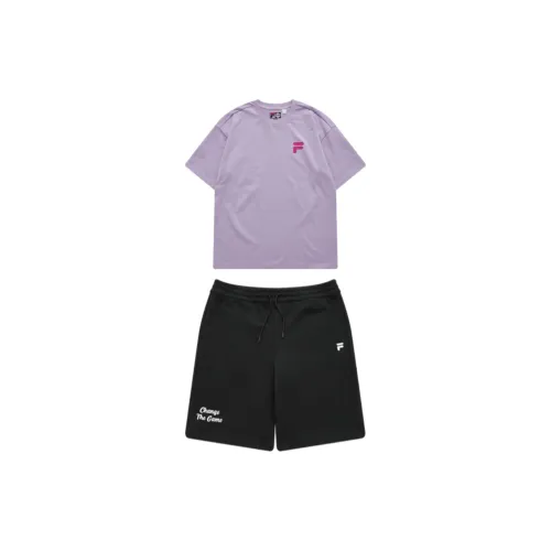 FILA FUSION Casual Sportswear Unisex Enchanted Purple/Black