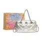 Silver+Shopping Bag