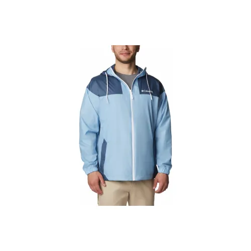 Columbia Trench Coats Men Light Blue